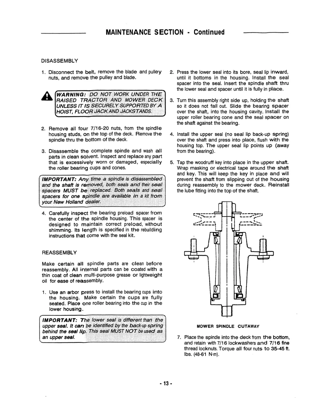 maintenance section continued 2