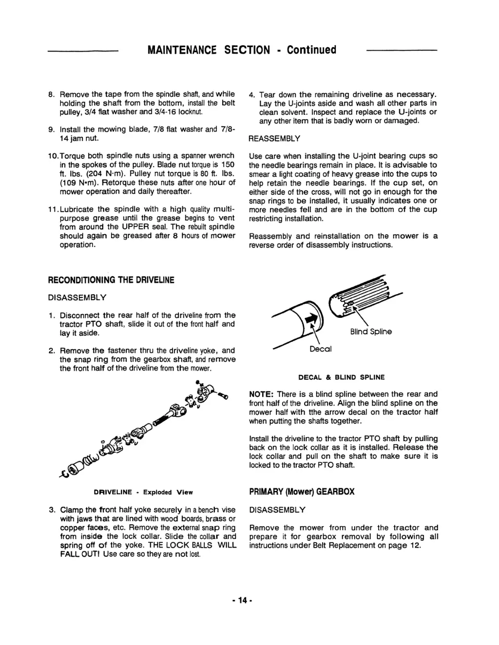 maintenance section continued 3