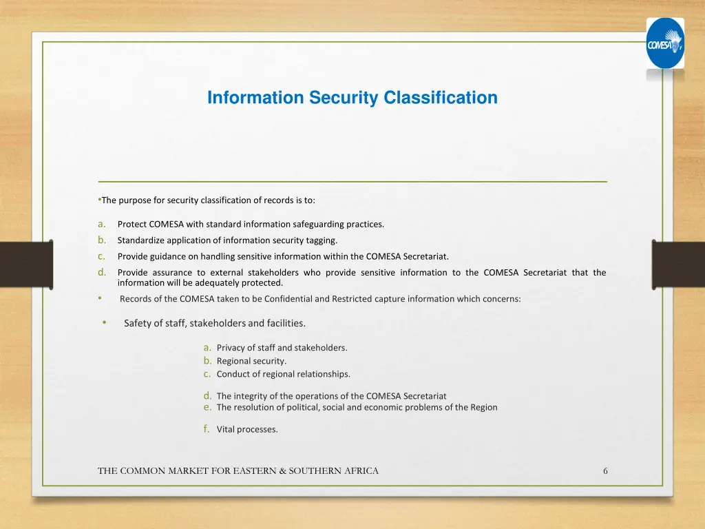 information security classification