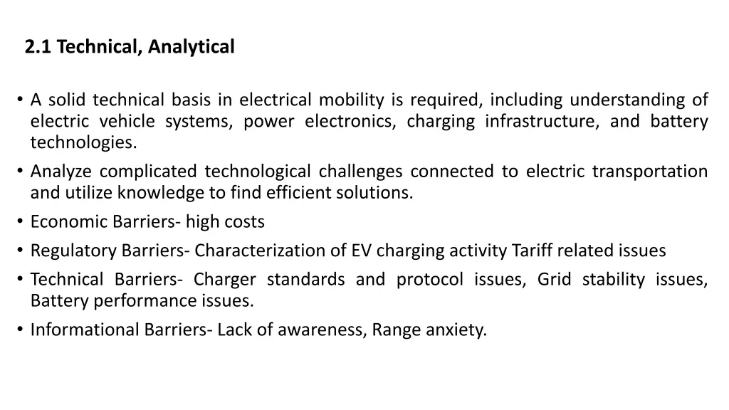 2 1 technical analytical