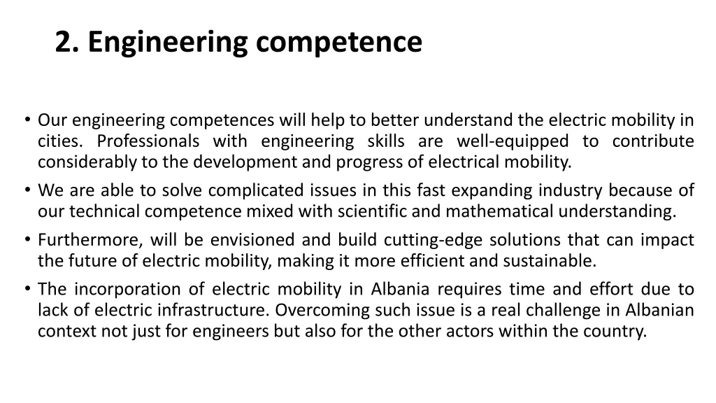 2 engineering competence