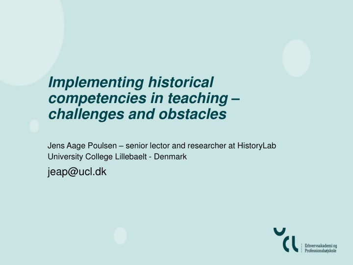 implementing historical competencies in teaching