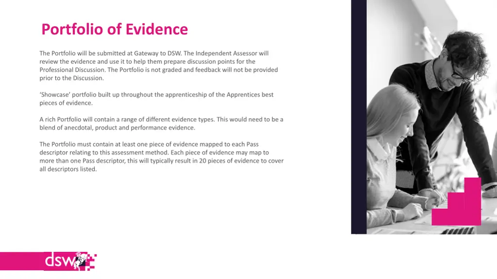 portfolio of evidence