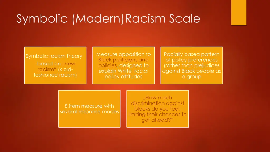 symbolic modern racism scale