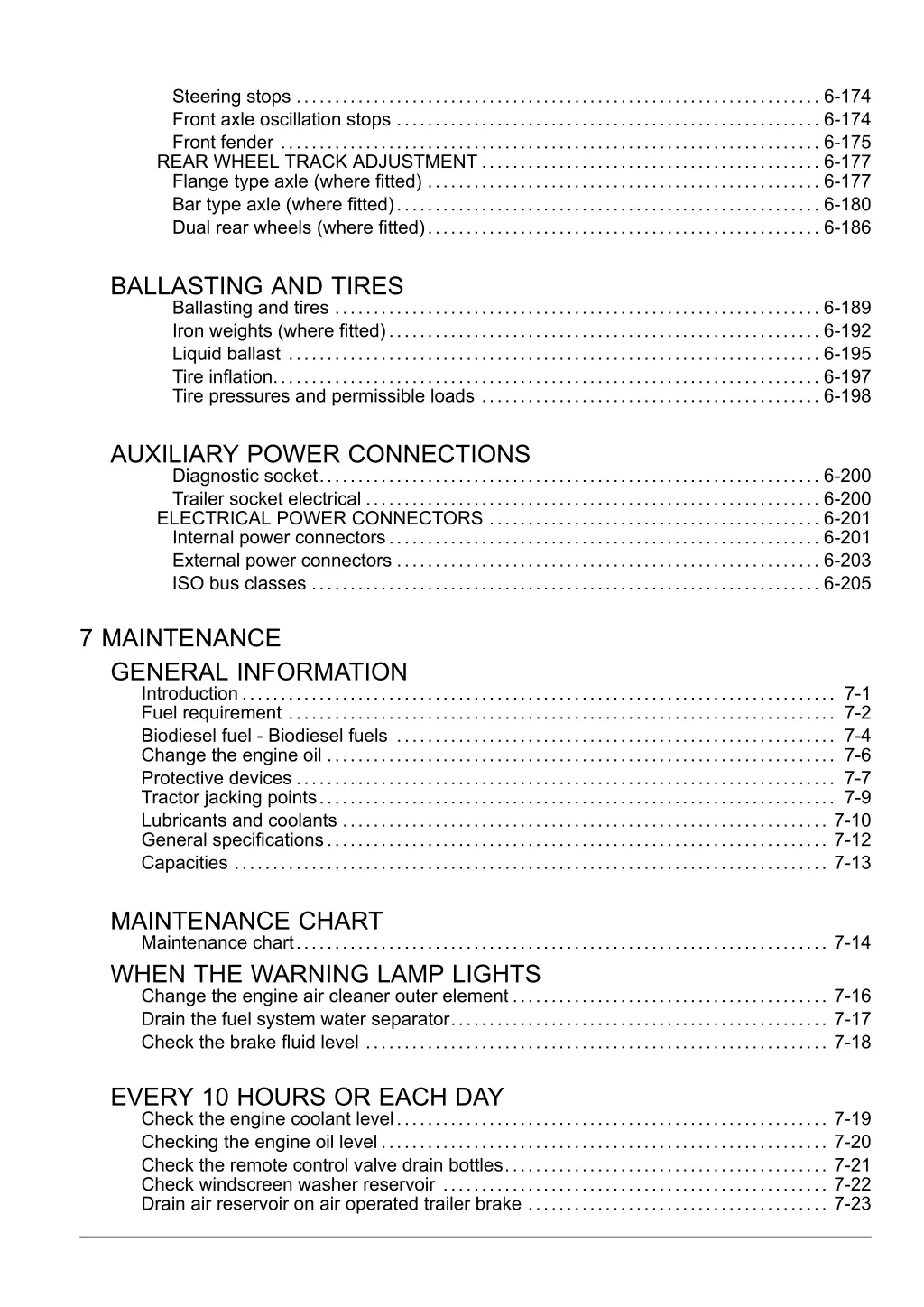 steering stops 6 174 front axle oscillation stops