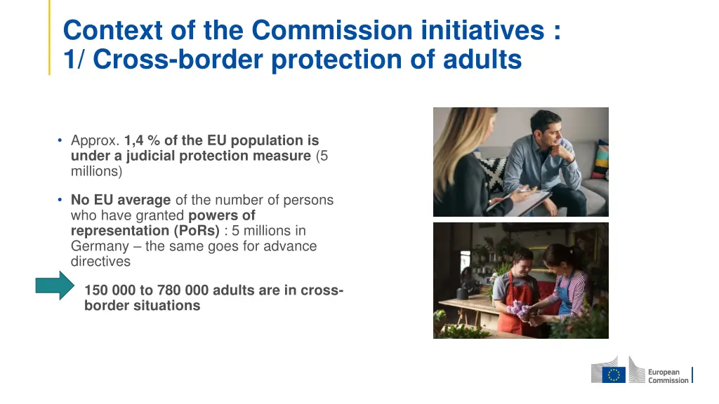 context of the commission initiatives 1 cross