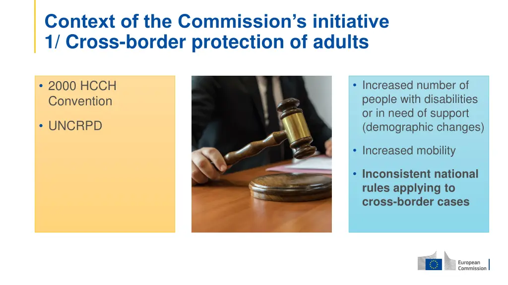 context of the commission s initiative 1 cross