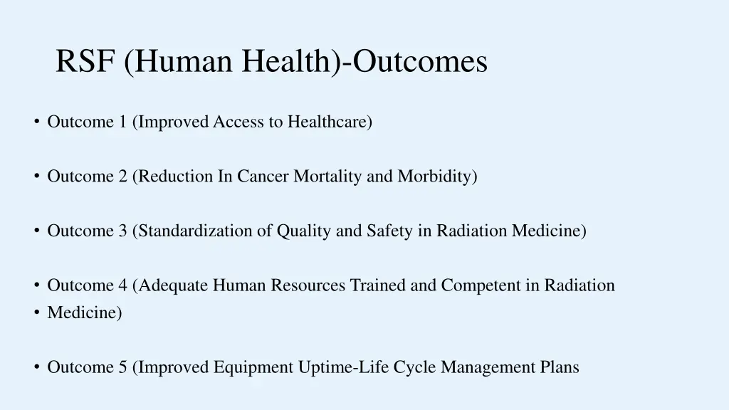 rsf human health outcomes 1