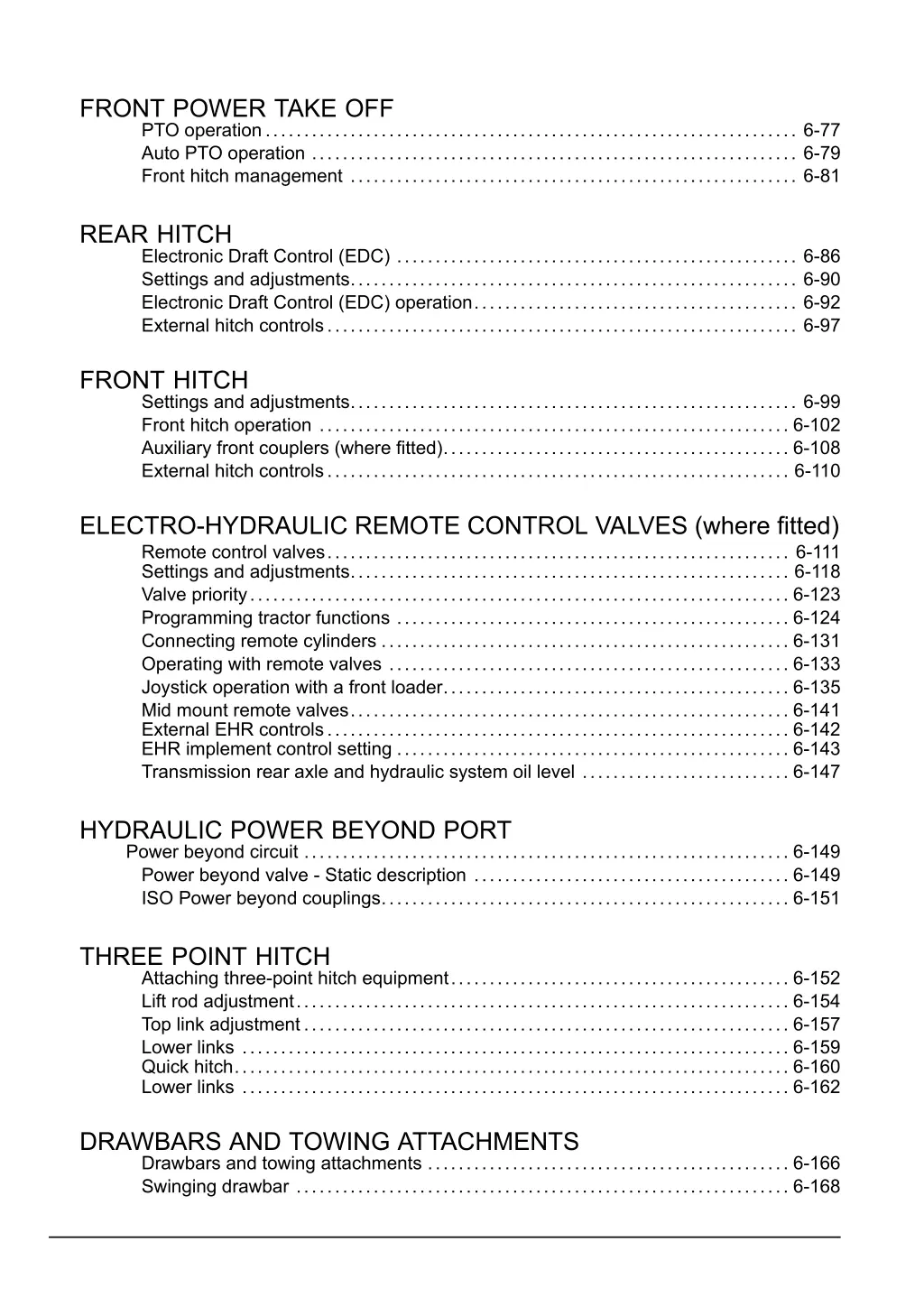 front power take off pto operation 6 77 auto