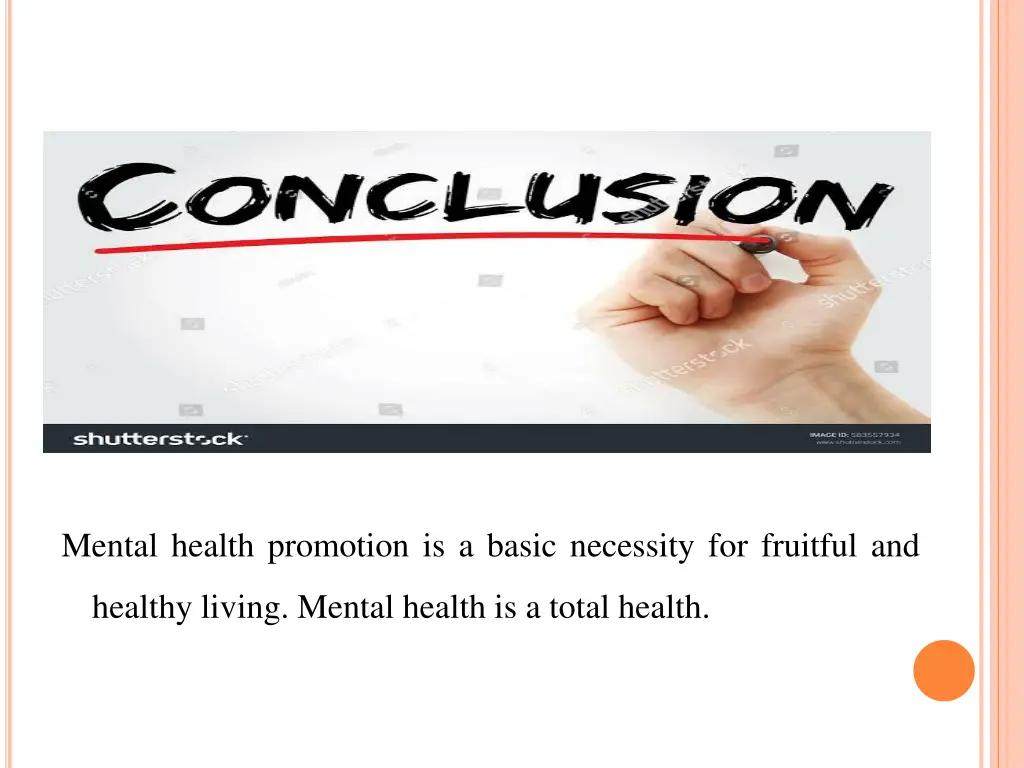 mental health promotion is a basic necessity