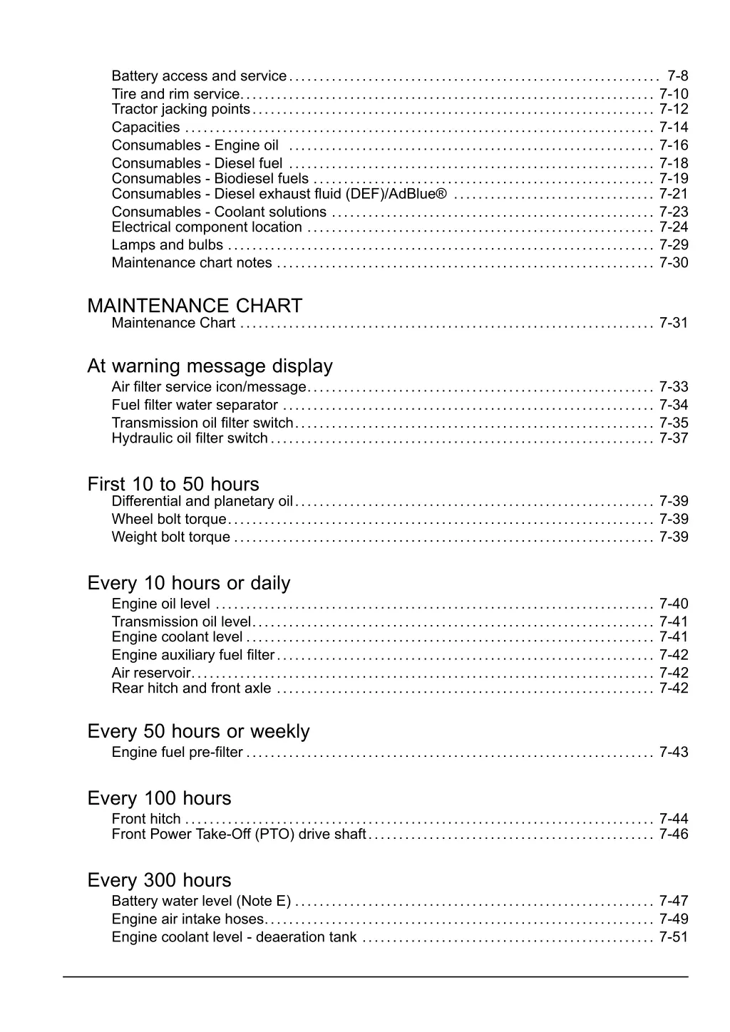 battery access and service 7 8 tire