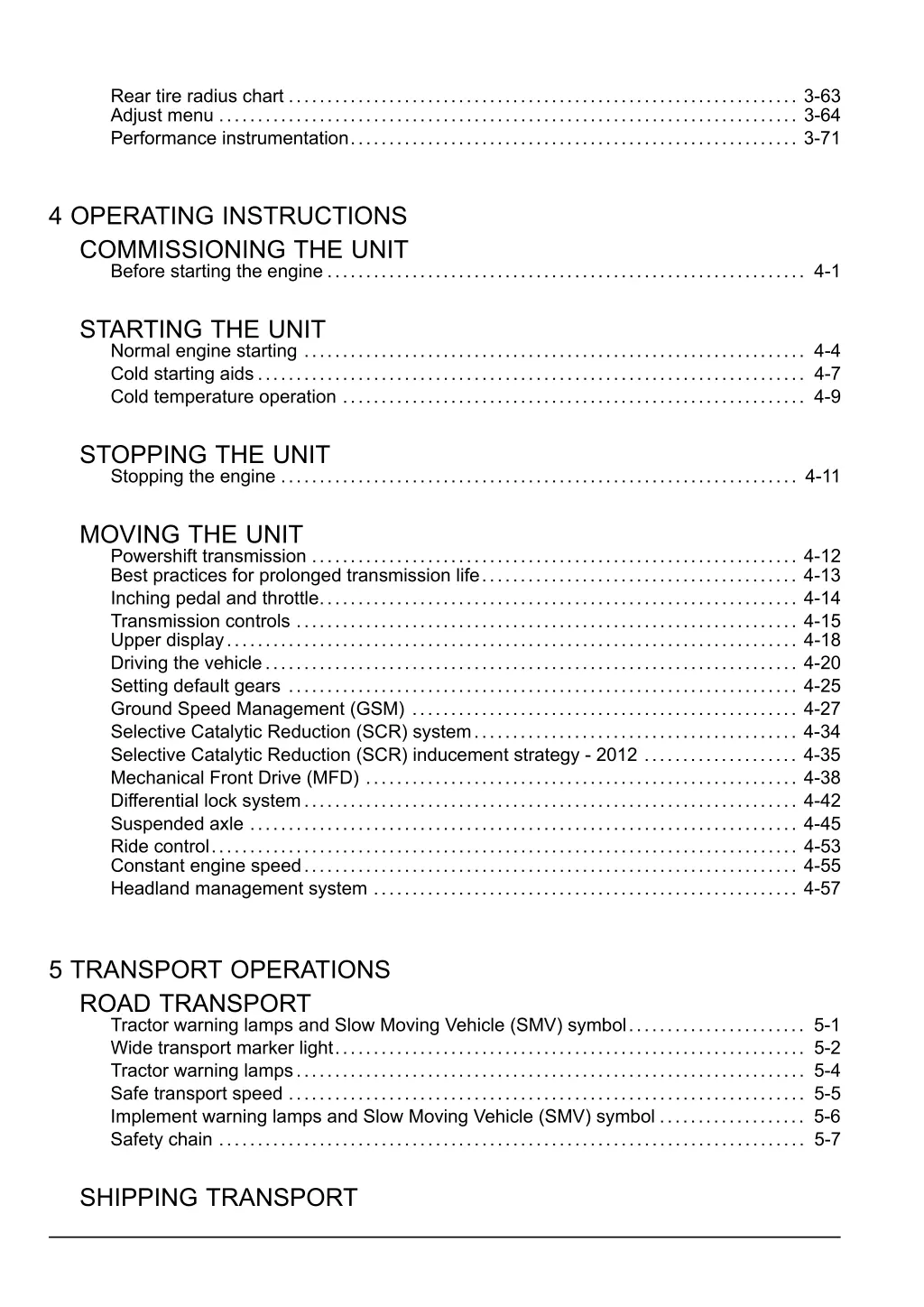 rear tire radius chart 3 63 adjust menu