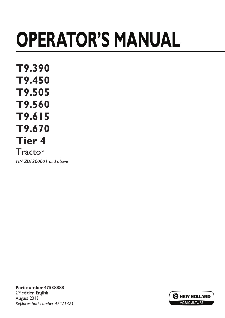 operator s manual