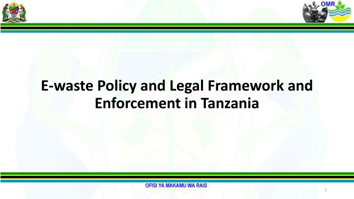 e waste policy and legal framework