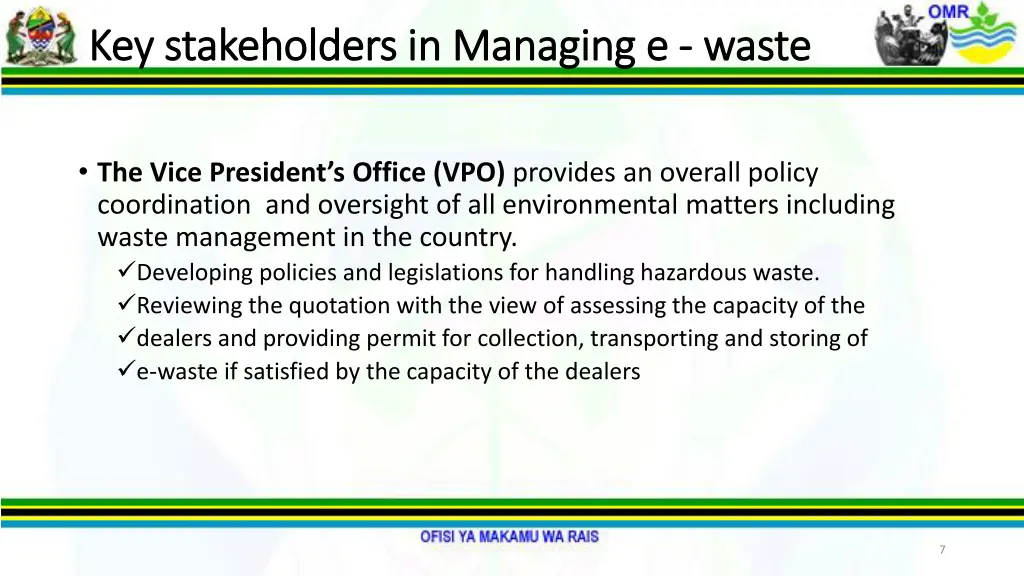 key stakeholders in managing e key stakeholders