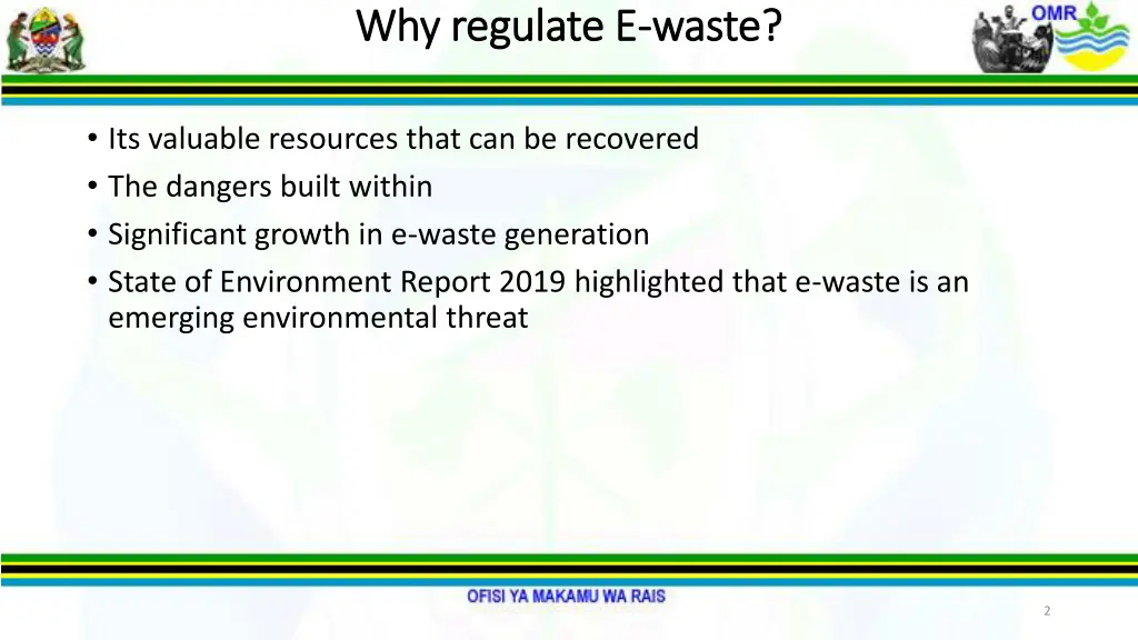 why regulate e why regulate e waste