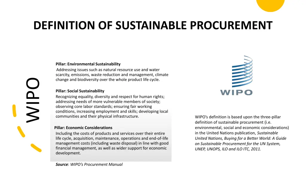 definition of sustainable procurement