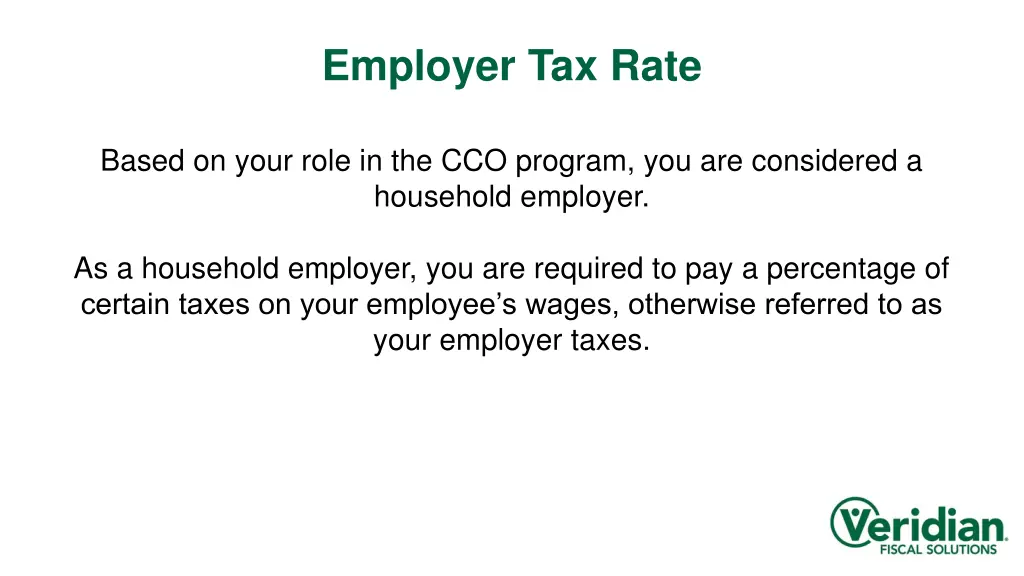 employer tax rate