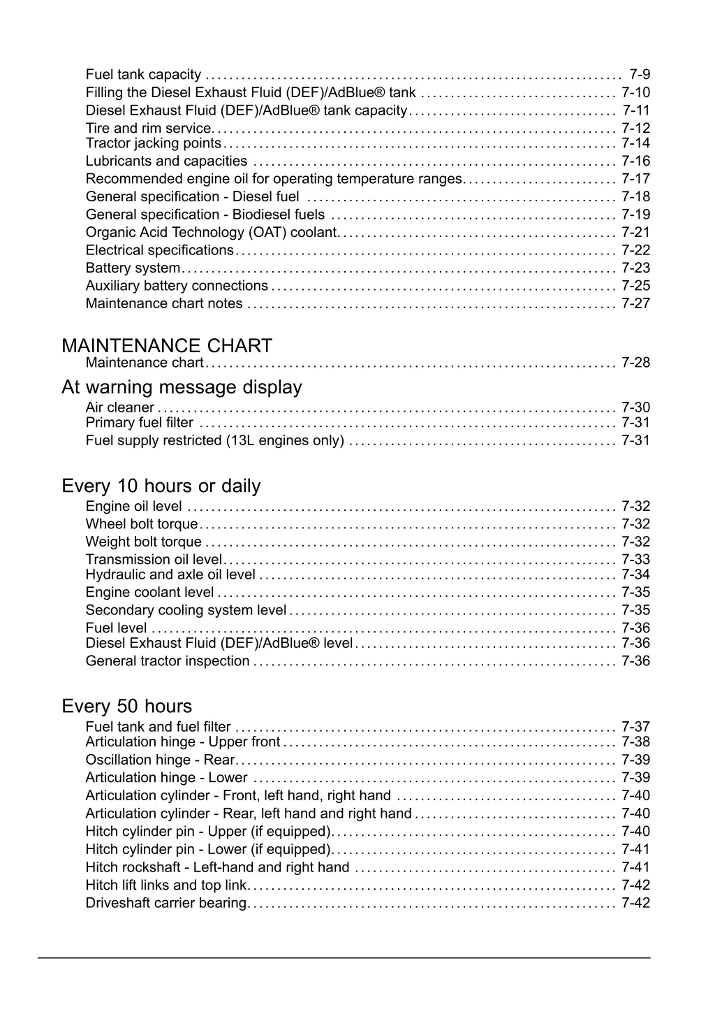 fuel tank capacity 7 9 filling the diesel exhaust