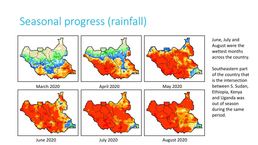 seasonal progress rainfall