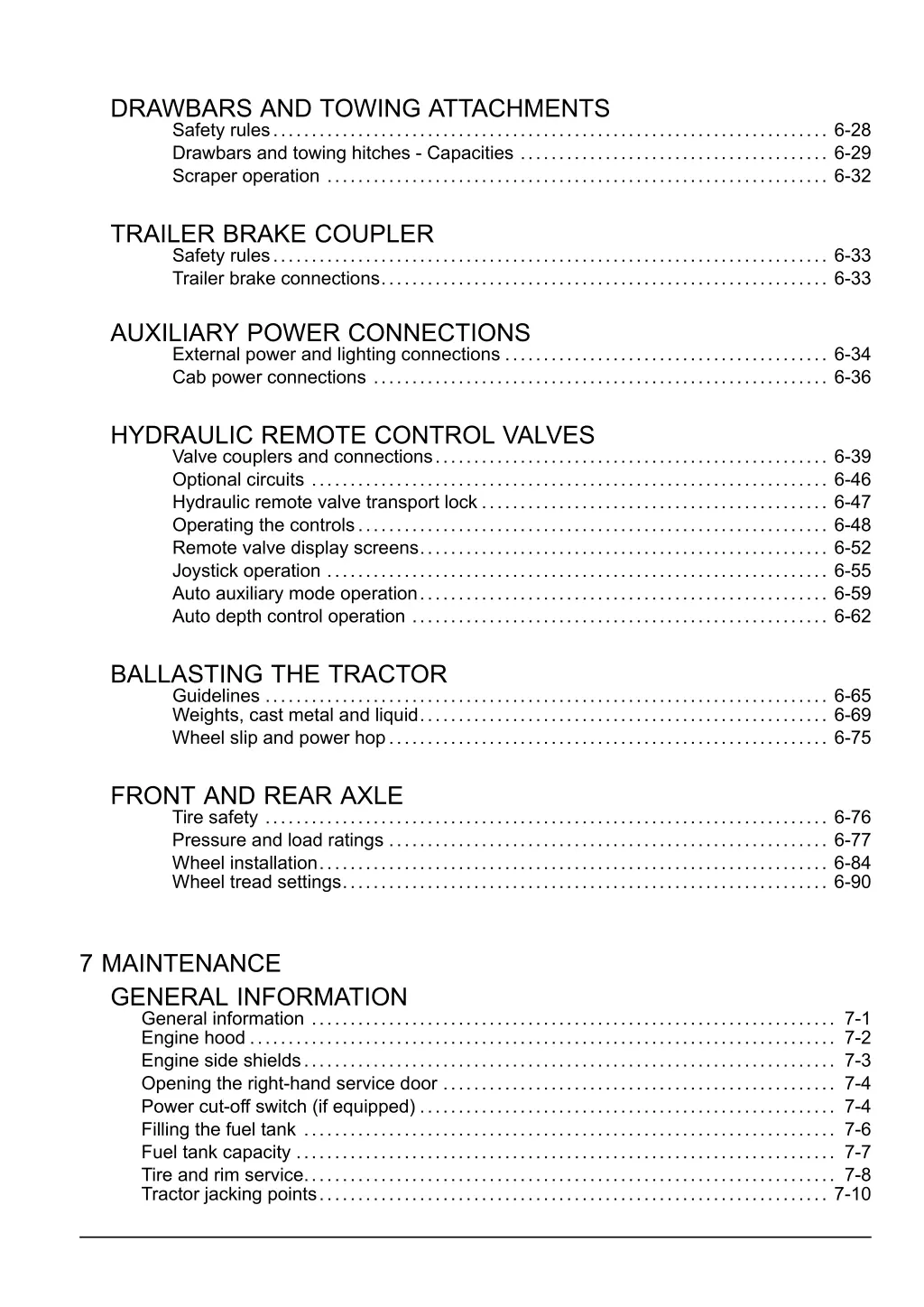 drawbars and towing attachments safety rules