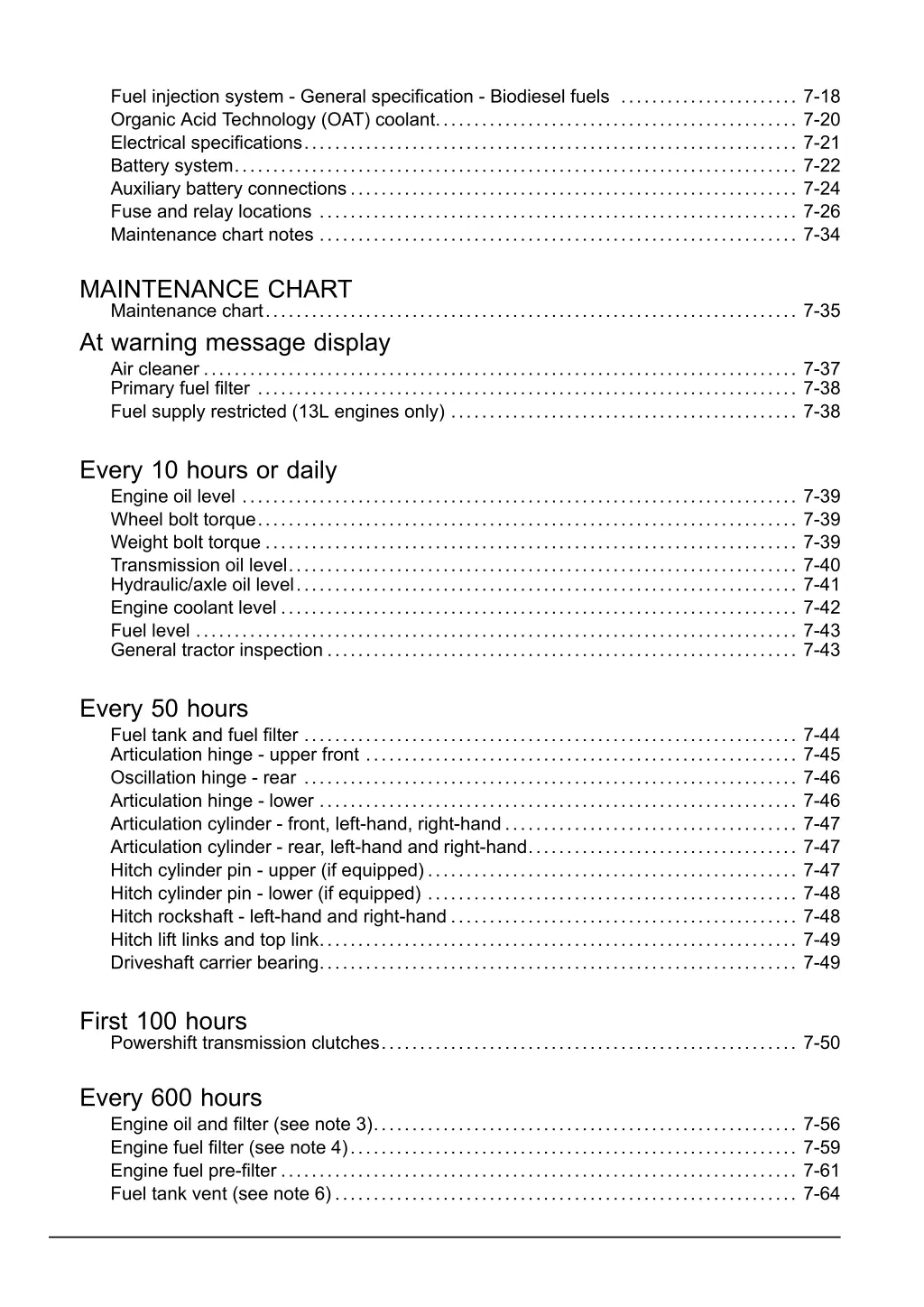 fuel injection system general specification