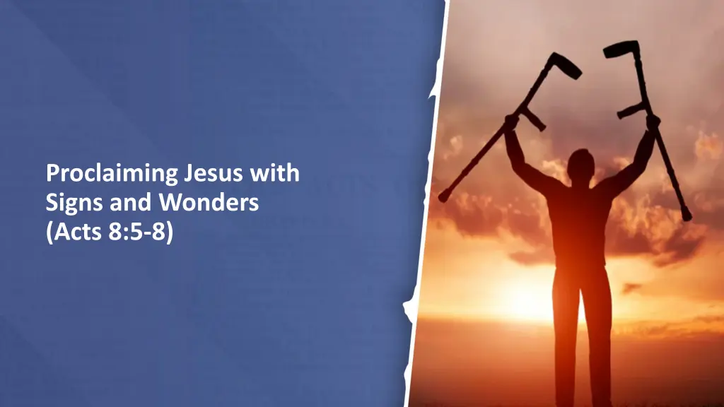 proclaiming jesus with signs and wonders acts