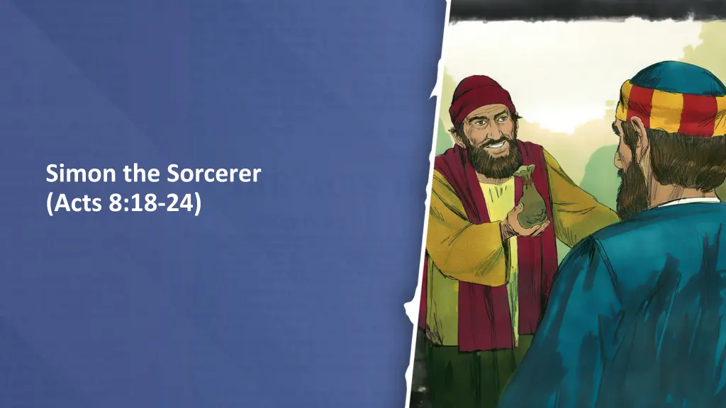 simon the sorcerer acts 8 18 24