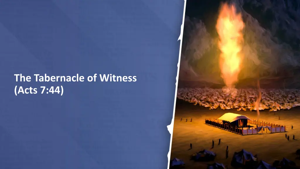 the tabernacle of witness acts 7 44