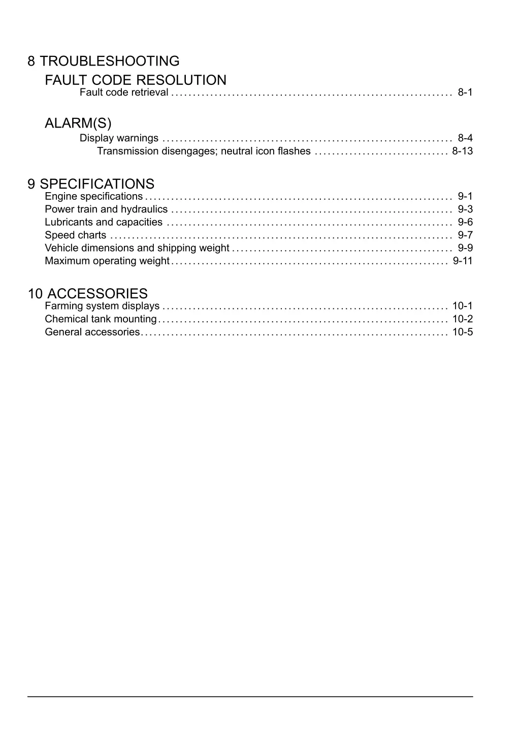 8 troubleshooting fault code resolution fault