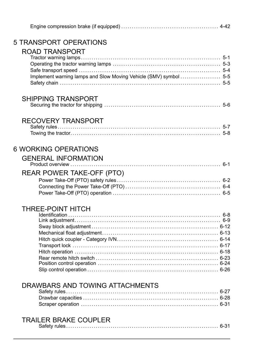 engine compression brake if equipped 4 42