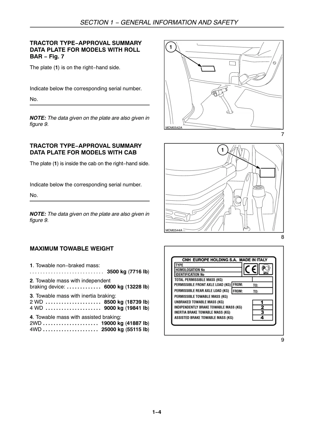 section 1 general information and safety 3