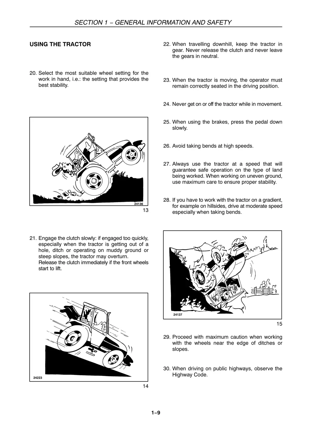 section 1 general information and safety 8