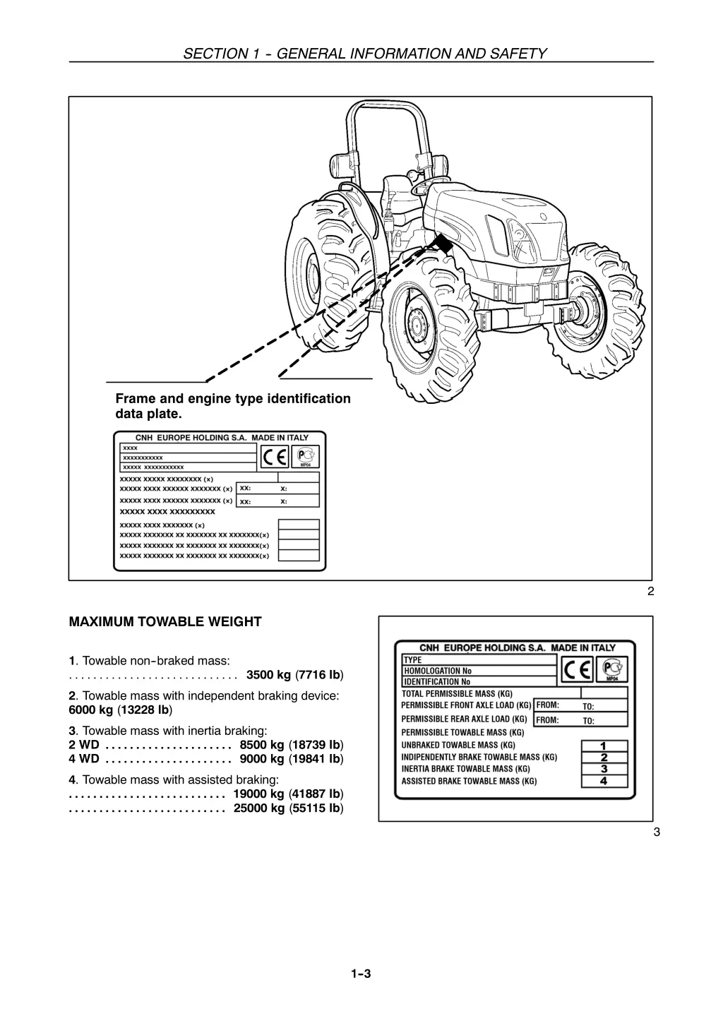 section 1 general information and safety 2