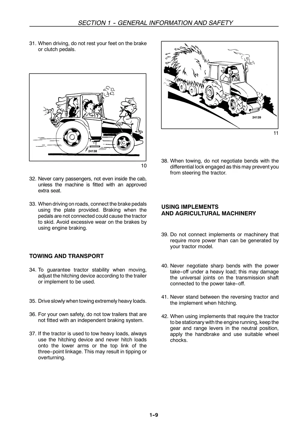 section 1 general information and safety 8