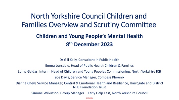 north yorkshire council children and north