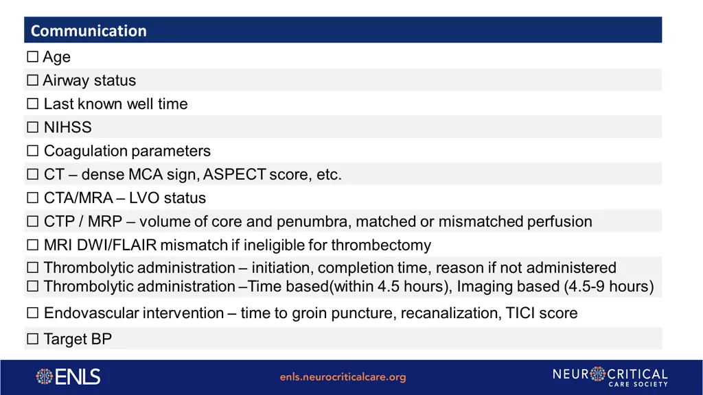 communication age airway status last known well