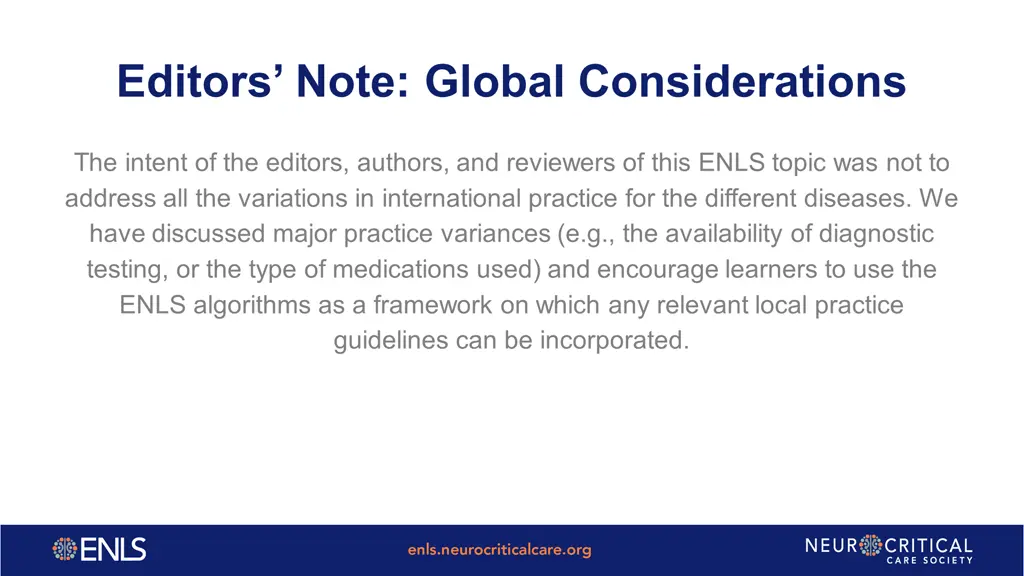 editors note global considerations