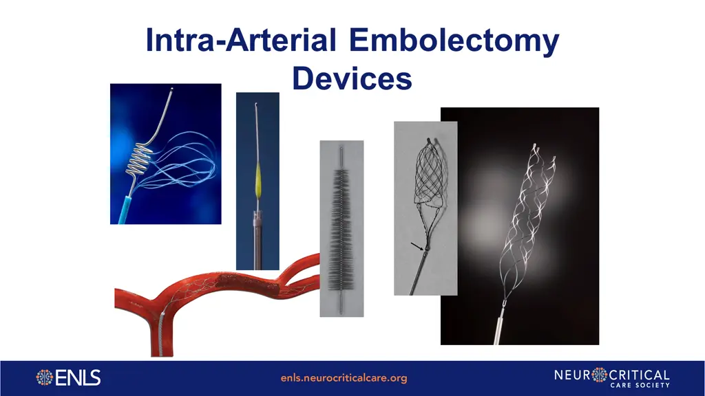 intra arterial embolectomy devices