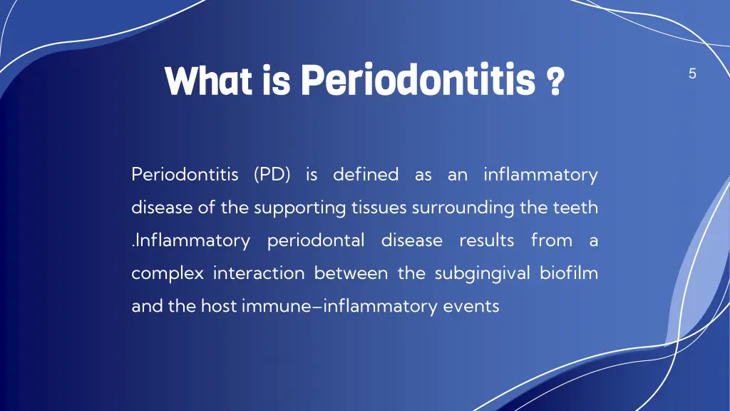 what is what is periodontitis periodontitis