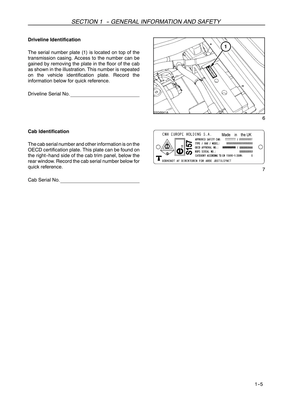 section 1 general information and safety 3