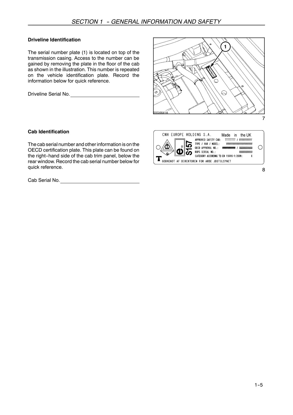 section 1 general information and safety 3