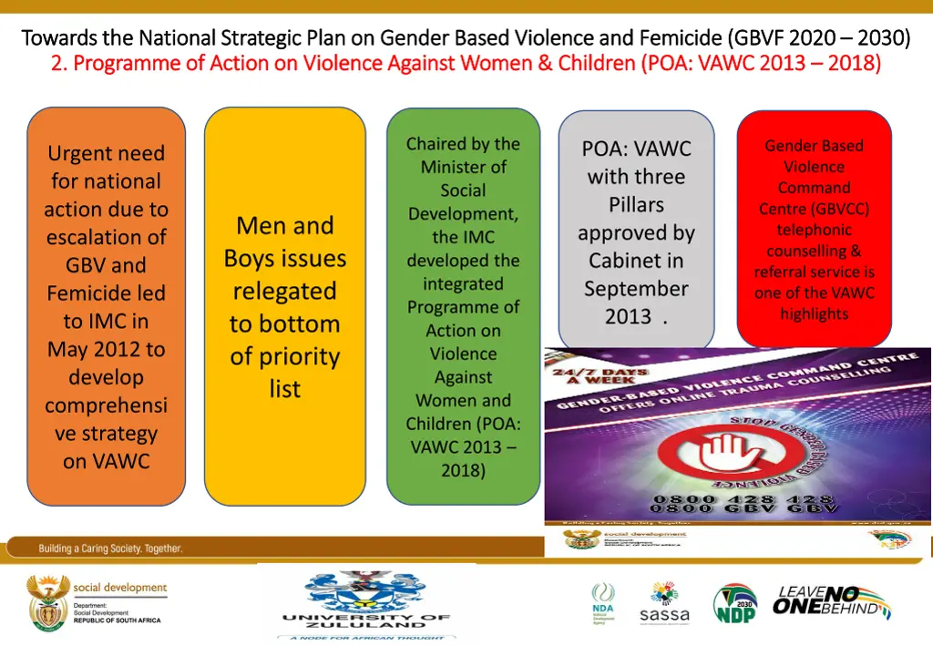 towards the national strategic plan on gender 1