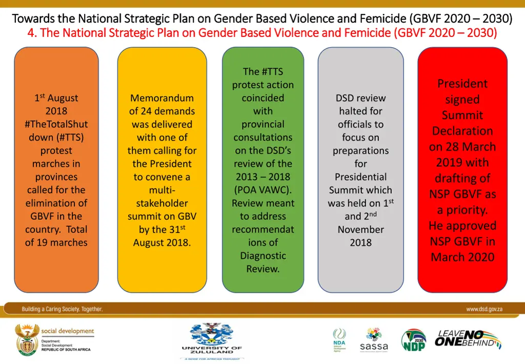 towards the national strategic plan on gender 3