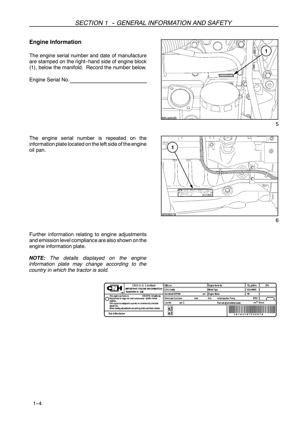 section 1 general information and safety 2