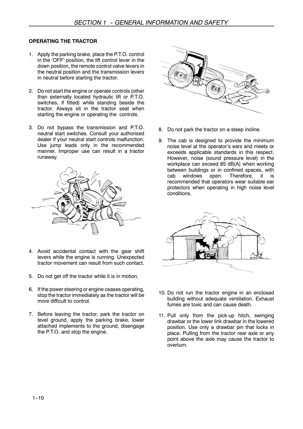 section 1 general information and safety 8