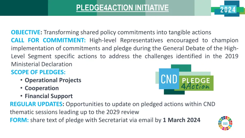 pledge4action initiative