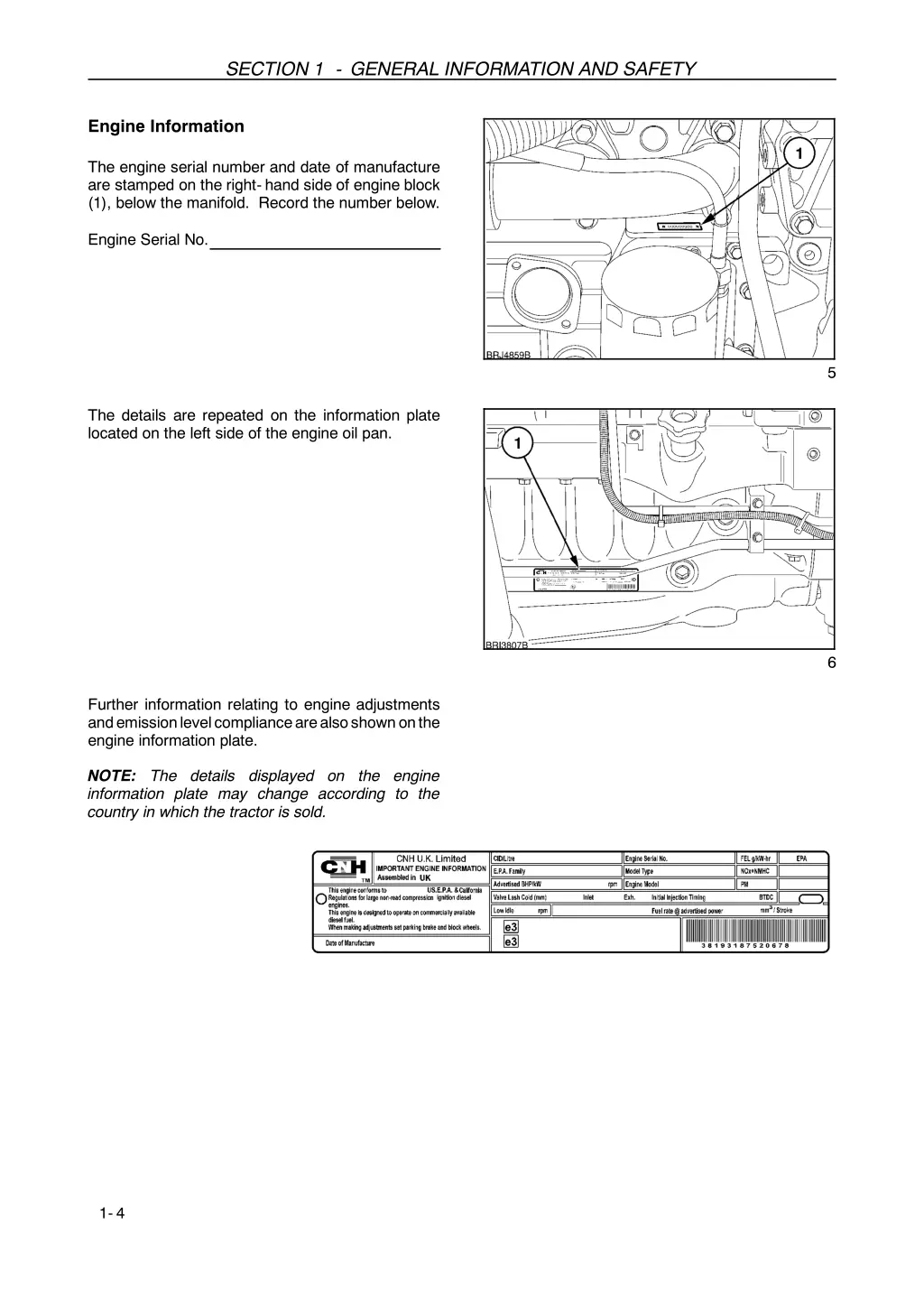 section 1 general information and safety 2