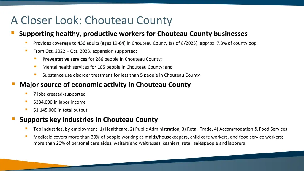 a closer look chouteau county supporting healthy