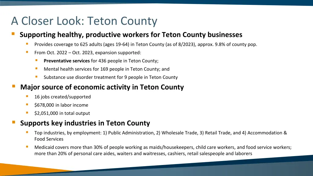 a closer look teton county supporting healthy